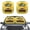 Cartoon Yellow School Bus Pattern, variant on Uourmeti Halloween Cute Swing Ghost Front Windshield Sun Shade - 2-Piece Foldable UV & Heat Blocker, Universal Fit for Sedans SUVs Trucks