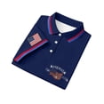 thumbnail image 2 of Hogleaql Usa Polo Shirts for Men Short Sleeve Collared Usa 1776-2026 Button Tops 250th Anniversary Usa Patriotic Fashion Tshirt Navy XL, 2 of 6