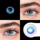 thumbnail image 1 of UYAAI 2 piezas/par de lentes de contacto de color para cosplay, accesorios de anime, lentes de contacto naranjas y multicolores, lentes de contacto de colores para Halloween, 1 of 5
