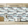 thumbnail image 6 of Long King Peel and Stick Backsplash Tile Blue Marble Tile  12 in. x 12 in. (10-Pack), 6 of 6