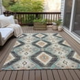 thumbnail image 4 of Dalyn Rugs Machine Washable Indoor/Outdoor Chantille ACN2210 Black 10' x 14' Rug, 4 of 9