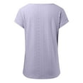 thumbnail image 6 of SNKSDGM Women's Plus Casual Easter Shirts for Women Shirts for Women Summer Womens Fashion Casual Top O Neck T Shirts Summer Lace Sleeve Casual Loose T Shirts Top Womens Tops Short Sleeve Green, 6 of 6
