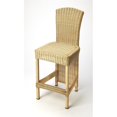 thumbnail image 1 of Beaumont Lane Island Living Natural Rattan Counter Stool in Brown, 1 of 5