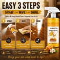 thumbnail image 4 of PHANSTA Wood Seasoning Beeswax Spray for Furniture, Natural Wood Polish & Cleaner, Restores Shine for Cabinets Tables Hardwood Floors, Non-Greasy Formula, 120ml, 4 of 8
