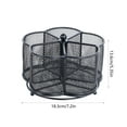 thumbnail image 2 of Stainless Steel Rotating Cutlery Organizer, 5-Compartment Kitchen Holder, Easy Access Design, Modern Kitchen Style, For Home Gourmet, Efficient Meal Prep, Compact Dining Solution, Dining Roo, 2 of 6