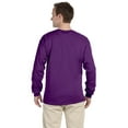 thumbnail image 2 of The Gildan Adult Ultra Cotton 6 oz Long Sleeve T-Shirt - PURPLE - S, 2 of 4