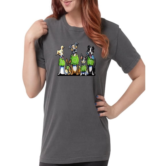 CafePress - Adopt Shelter Dogs T Shirt - Womens Comfort Colors® Shirt