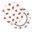 thumbnail image 2 of Disketp Hand Drawn Watermelon Funda Redonda para Taburete, Funda de Cojín para Silla de Bar Suave y Elástica-12 inch, 2 of 7