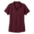 thumbnail image 6 of Mafoose Womens EZPerformance Pique Polo Female T-Shirt Maroon x-Large, 6 of 6