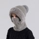 thumbnail image 5 of Gorros térmicos de invierno | Gorro de punto 3 en 1 con mascarilla y bufanda para mujer y hombre | Gorros de invierno resistentes al viento | Gorros de invierno para mujer, 5 of 6