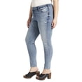 thumbnail image 3 of Silver Jeans Co. Women's Plus Size Elyse Mid Rise Skinny Jeans Waist sizes 12-24, 3 of 3