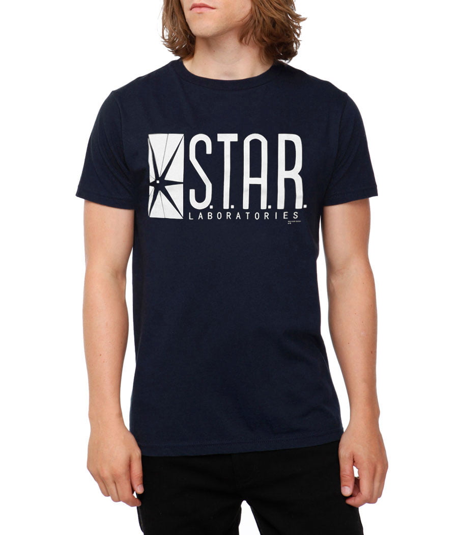 LABORATORIES LOGO T-SHIRT S.T.A.R TV Roter Sign Serie Blitz The Flash T-Shirt 