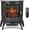 22.3"(W) × 24.8"(H), variant on YANGLI 24" Electric Fireplace Stove with 3D LED Flames & Remote, 750W/1500W
