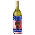 thumbnail image 1 of Botella de Vino de Chocolate Hugger cold-drink-koozies 750 ml Multicolor Caroline's Treasures BB3126LITERK, 1 of 1