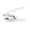 White, variant on Compact Manual Stapler Gun, Effortless Handheld Stapling Machine 24/6 26/6, Transparent ABS Ergonomic Office Home Mini Stapler 130mm