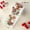 Squirrel pine cones, variant on 2 Rolls Christmas Ribbons for Crafting, Xmas Wired Edge Ribbon Red Natural Burlap Ribbon Bow Winter Holiday Flowers Wired Ribbons for Christmas Sewing DIY Crafts Supplies