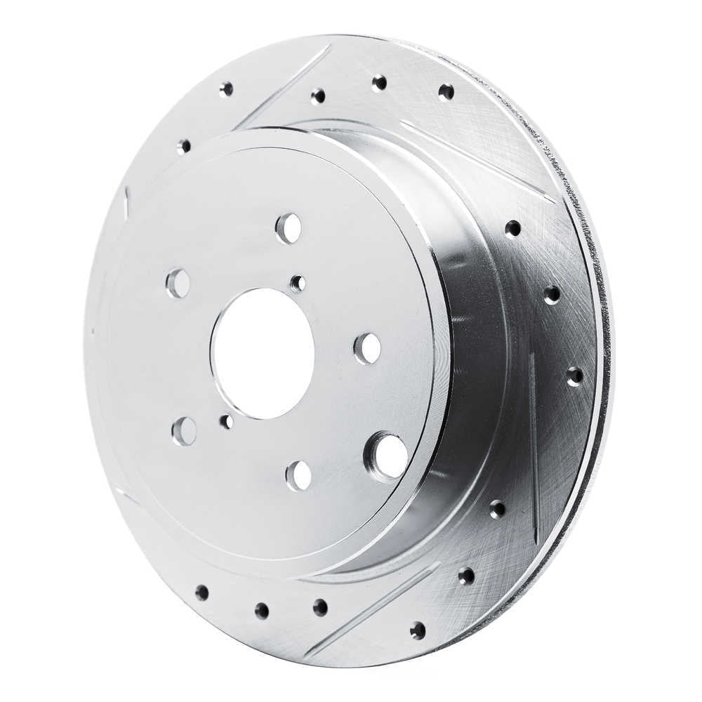 Dynamic Friction Company 631-13050L DFC Brake Rotor - Drilled And Slotted - Silver