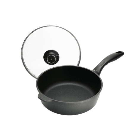 Swiss Diamond 3.2 qt (9.5") Aluminum Nonstick Saute Pan w/Lid | HD Classic