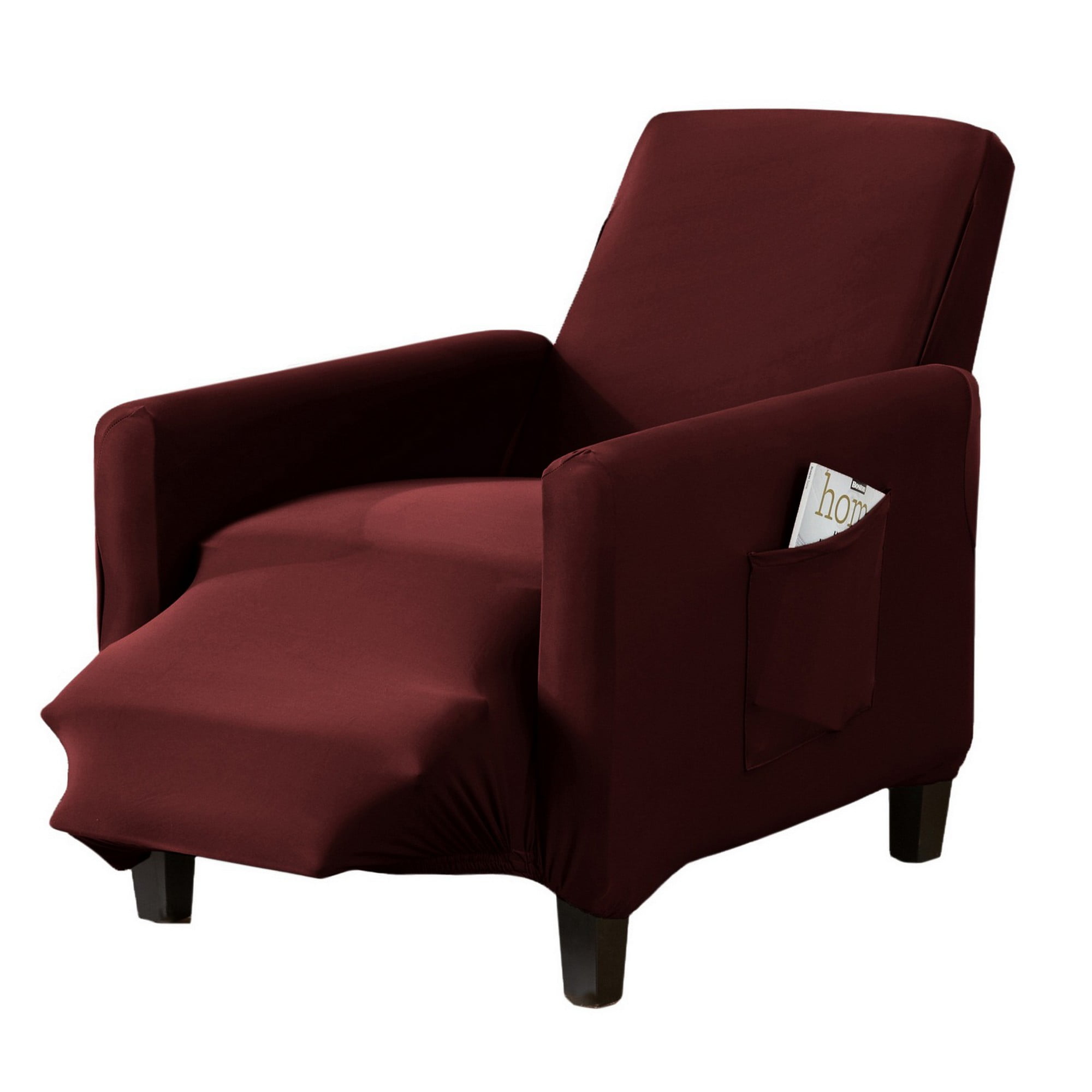 --BURGUNDY--LAZY BOY-A GREAT BUY !! CHAIR/SOFA/LOVESEAT/RECLINER JERSEY COVERS 