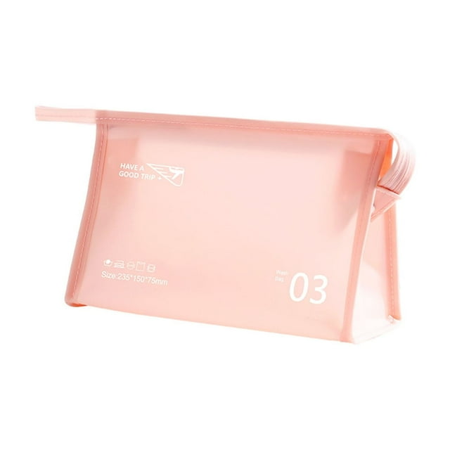 WRKEKC Jelly Series Cosmetic Bag,Waterproof and Durable,Unique Jelly-Like Texture,Multiple Bright Color Options,Easy to Clean,Suitable for Storing Makeup,Toiletries,and Other Small Accessories