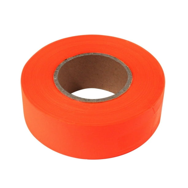 16ft High Visibility Marking Ribbon Orange