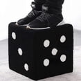 thumbnail image 4 of Foot Stool, Ottoman Foot Rest, Short Ottoman Foot Stools, Comfortable Soft Foot Rest Stool, Sturdy Base Cube Stool, 4 of 5