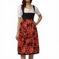 thumbnail image 2 of German Oktoberfest Women's Laced Half Apron Bavarian Traditional Cosplay For Party Dress Up, 2 of 8