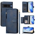 thumbnail image 2 of Google Pixel 7 Pro 5G Case ,Zipper Handbag Wallet Leather Cover with Crossbody Detachable Lanyard Strap, 2 of 5