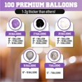 thumbnail image 4 of Kit de guirnaldas y arcos con globos SHERYL DECOR morado/negro/blanco, 4 of 6