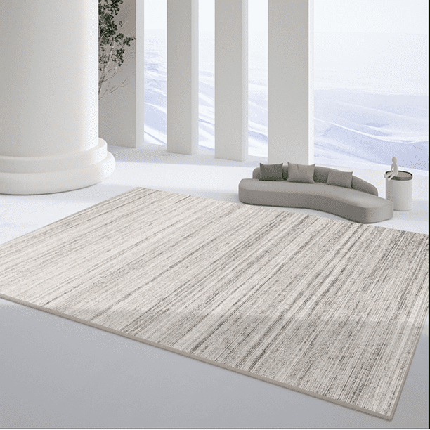 Xiao Hua Alfombra de baño, antideslizante, de felpa, peluda, lavable a máquina, color caqui, 61 x 40 cm