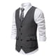 thumbnail image 1 of pstuiky Camiseta sin mangas para hombre, Blusa sin mangas con cuello vuelto y botones con bolsillos para hombre Camisas de hombre l, 1 of 9
