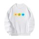 thumbnail image 3 of Sudadera de mujer, Tops de manga larga, ropa deportiva blanca estampada a la moda, sudadera con cuello redondo, jersey para desplazamientos en la , SG, 3 of 10