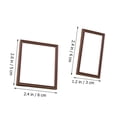 thumbnail image 4 of Weiweiguan 2pcs Mini Photo Frame Crafts Simulation Picture Frame Mini House Decoration Mini House Supplies, 4 of 6