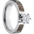 thumbnail image 3 of Bottomland Women's Camo Engagement Ring Cobalt and 14kt White Gold with Polished Edges and Deluxe Comfort Fit, 3 of 3