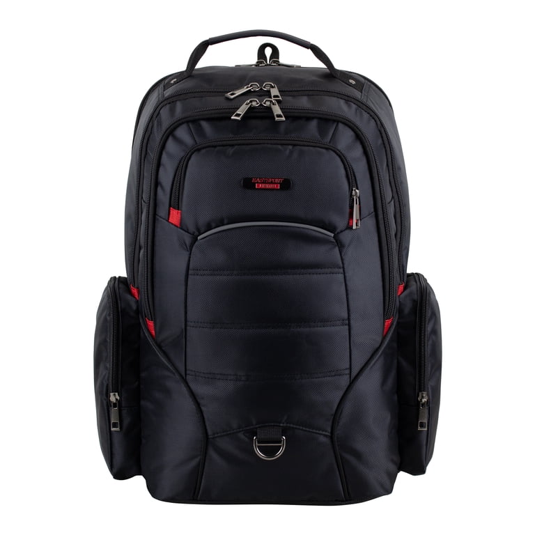Eastsport Magnus Tech Backpack, 19-Inch, Black and Red photo 1