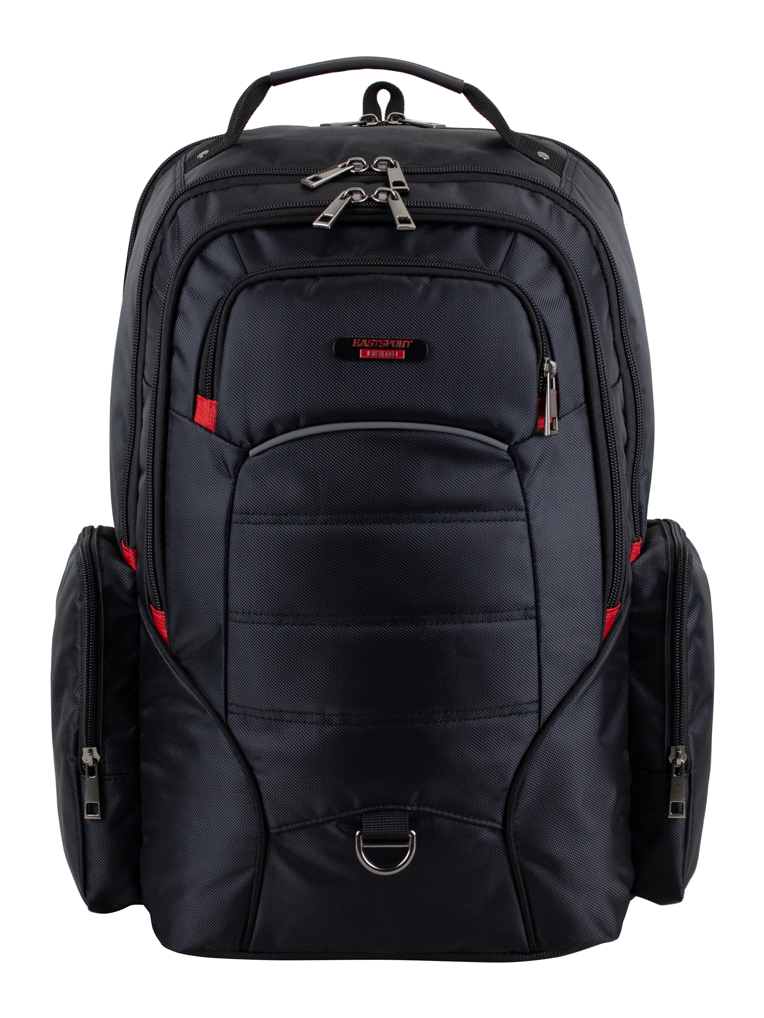 Eastsport Unisex 19" Limited Magnus Tech Backpack, Black/Red
