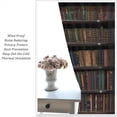thumbnail image 5 of Room Darkening and Shading Curtains, Retro Bookshelf Curtains, Library Bookshelf Books Neatly Arranged Printed Curtains, Kitchen Bedroom Decoration Curtains, Living Room Curtain Set, 42x54 Inches, 5 of 6
