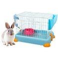 thumbnail image 6 of oshhnii Bunny Cage Habitat Cage Small Animals Cage for Chinchilla Hedgehogs Squirrel blue, 6 of 9