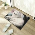 thumbnail image 5 of ZFLMY Wolf Rock Tree Fast Absorption Diatom Mud Bath Mat Home Environmentally Friendly Easy to Clean 24x16in, 5 of 5