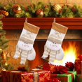 thumbnail image 4 of ¡Ahorra Grande!, Bolsa de dulces navideña, bolsa de regalo, lindo Papá Noel, muñeco de nieve, reno, calcetines navideños, decoraciones Akmoler, 4 of 7