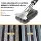 thumbnail image 4 of Stainless Steel Brush With Integrated Scraper Kitchen Utensils Scrubbing Tool Kitchen Supplies, 4 of 5