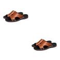 thumbnail image 3 of Minnieouse Pantuflas Zapatos casuales Chanclas Sandalias Playa Marrón treinta y nueve 2piezas, 3 of 6