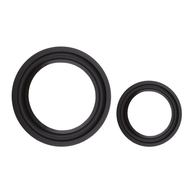 2 piezas Espuma de Goma para de (6 '' + 4 '') Borde de Negro Reparación