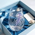 thumbnail image 4 of Artisanal Blue Ringed Octopus Glassware, 3D Ocean Octopus Drinking Glass _ B, 4 of 7