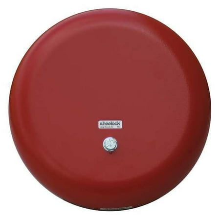 Wheelock Bell,115VAC,Red,10 in. H CN121065