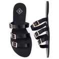 thumbnail image 2 of Gallery Seven Tri-Strap Slide Sandals for Women, 2 of 7