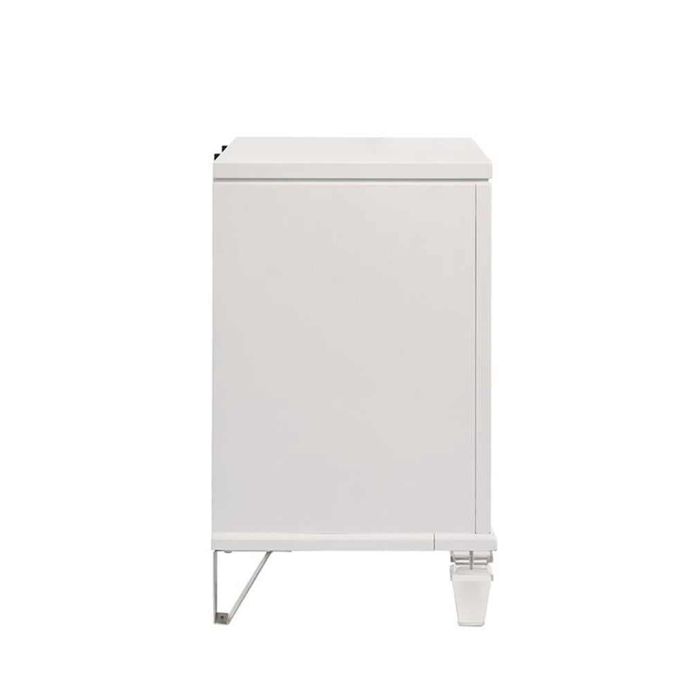 Picket House Furnishings Charlotte 2-Drawer Nightstand w/ USB in White