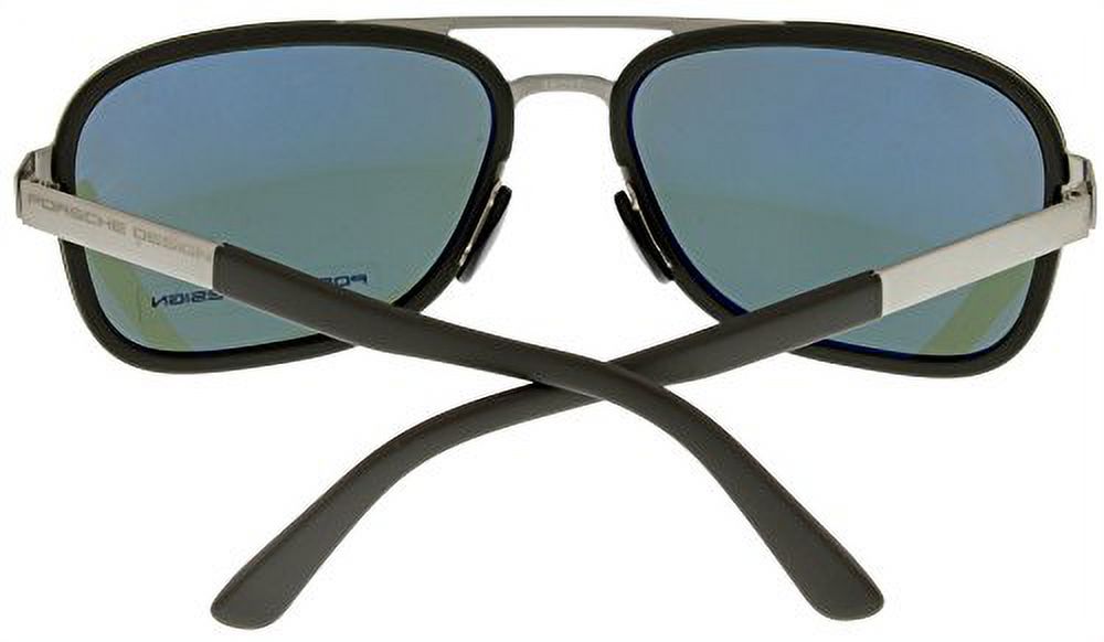 Porsche Design Sunglasses Aviator Titanium Grey Silver Unisex P8553 D Size: Lens/ Bridge/ Temple: 59-17-130 - image 4 of 4