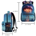 thumbnail image 2 of Lightweight Backpack Colorful Jellyfish School Bag Travel Laptop Daypack for Men Women Casual Rucksack, 2 of 6