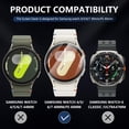 thumbnail image 2 of Paquete de 4 protectores de pantalla Suoman para Samsung Galaxy Watch 6/5/4 de 40 mm, protectores de vidrio templado que se adaptan perfectamente a los relojes inteligentes Galaxy, 2 of 7